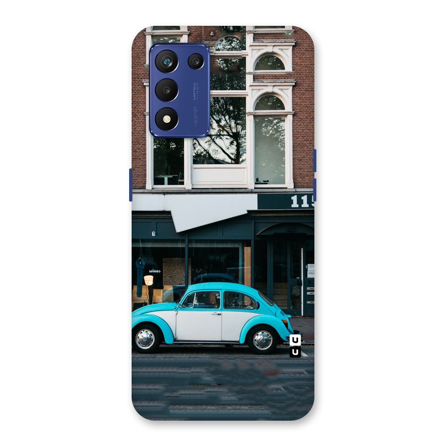 Mini Blue Car Back Case for Realme 9 5G Speed