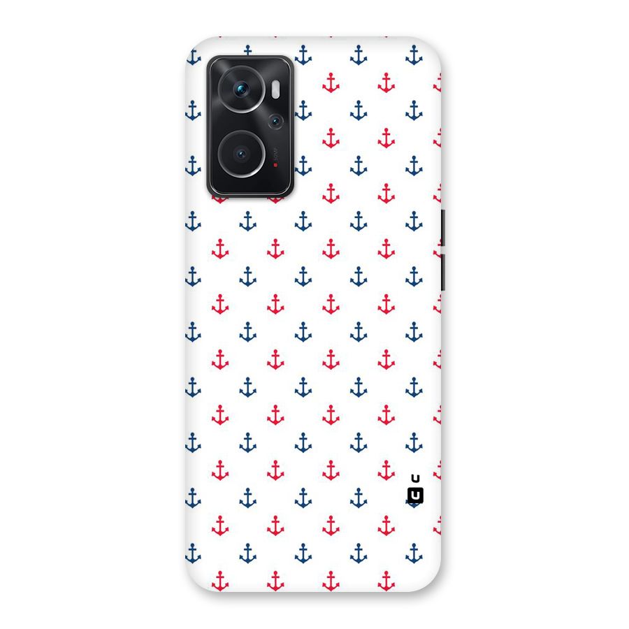 Minimal Anchor Pattern Back Case for Oppo K10 4G