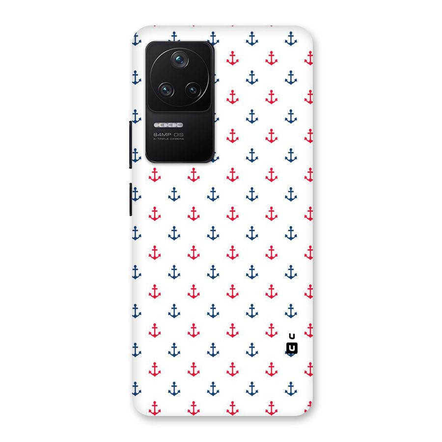 Minimal Anchor Pattern Back Case for Poco F4 5G