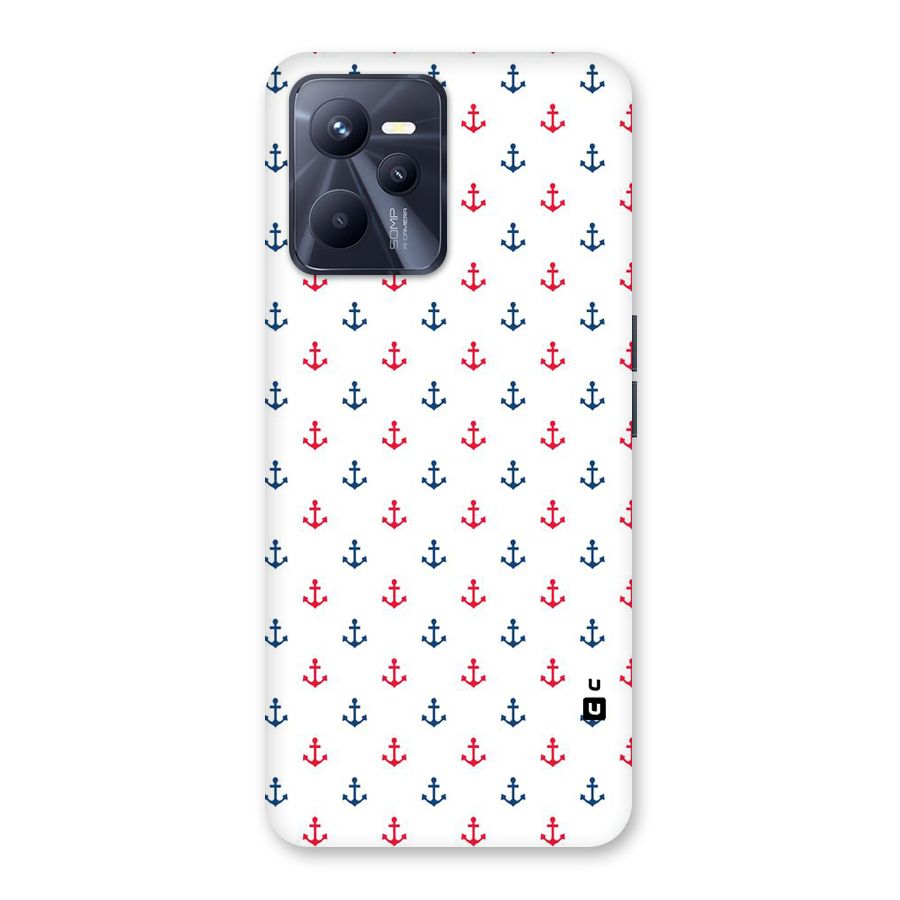 Minimal Anchor Pattern Back Case for Realme C35