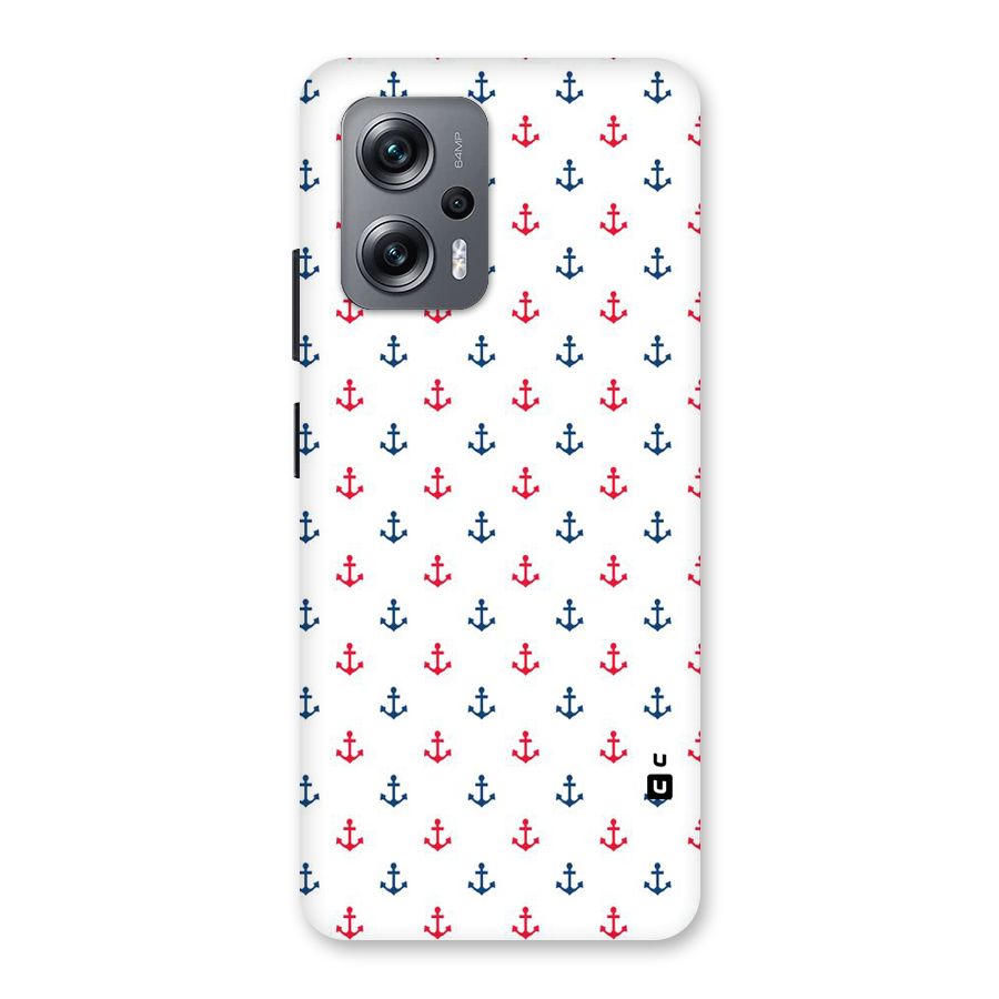 Minimal Anchor Pattern Back Case for Redmi K50i