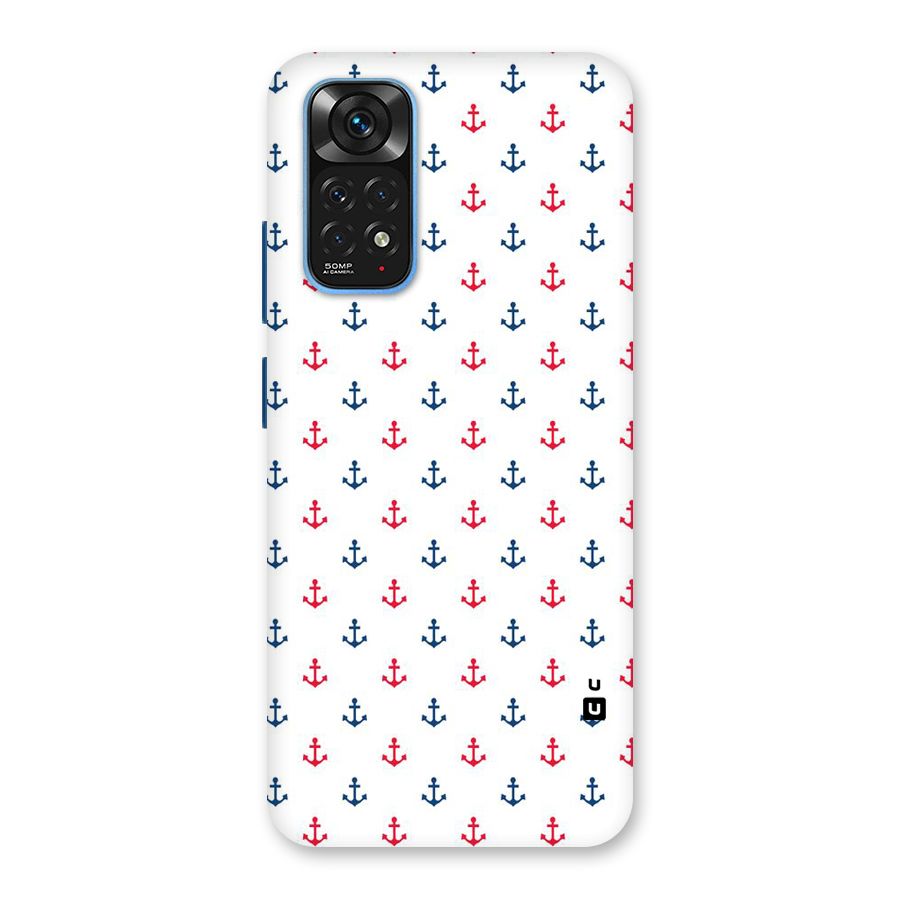 Minimal Anchor Pattern Back Case for Redmi Note 11S