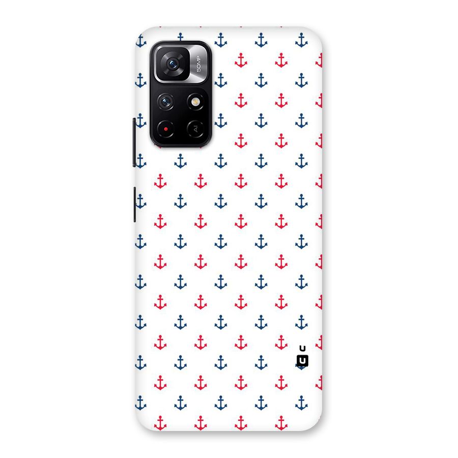 Minimal Anchor Pattern Back Case for Redmi Note 11T 5G