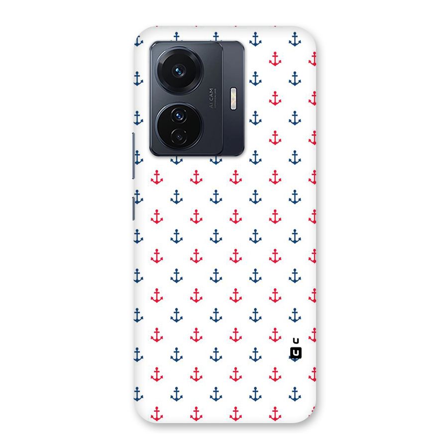 Minimal Anchor Pattern Back Case for Vivo T1 Pro