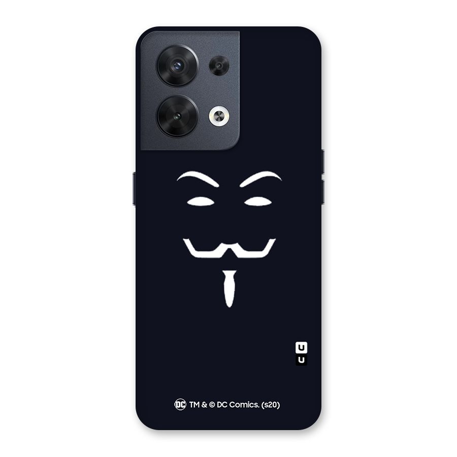 Minimal Anonymous Mask Back Case for Oppo Reno8 5G