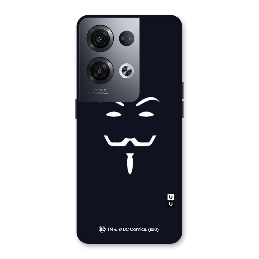 Minimal Anonymous Mask Back Case for Oppo Reno8 Pro 5G