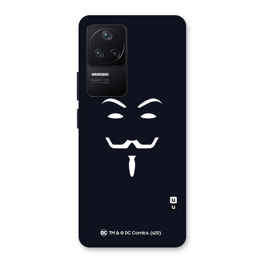 Minimal Anonymous Mask Back Case for Poco F4 5G