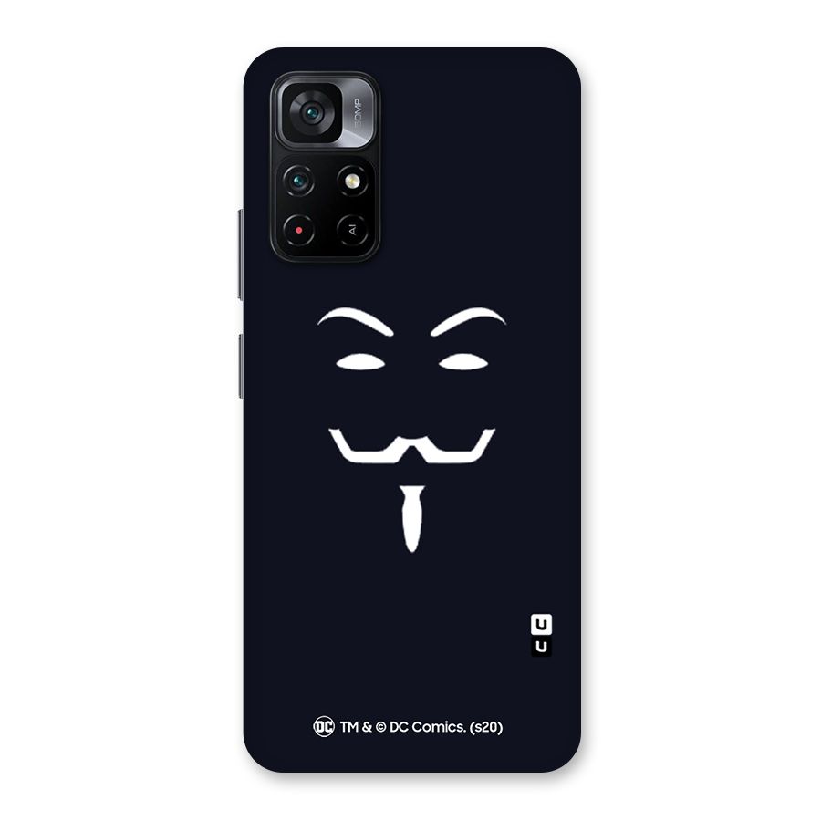 Minimal Anonymous Mask Back Case for Poco M4 Pro 5G