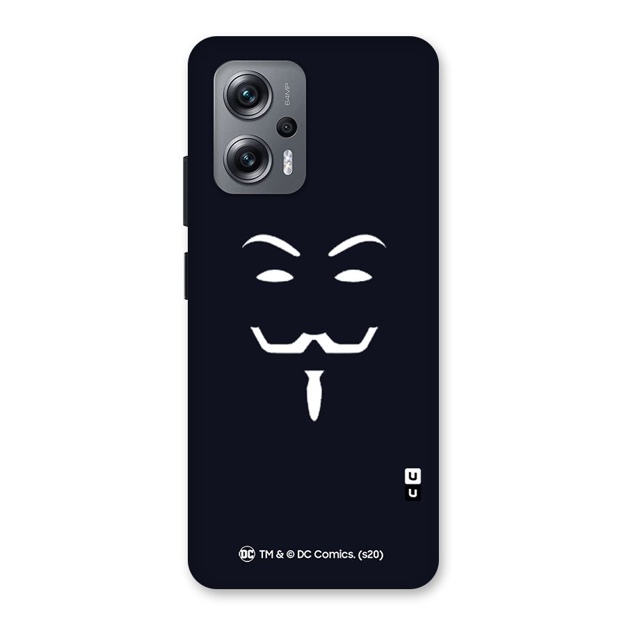 Minimal Anonymous Mask Back Case for Redmi K50i