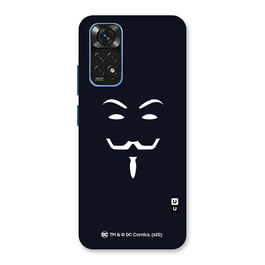 Minimal Anonymous Mask Back Case for Redmi Note 11S