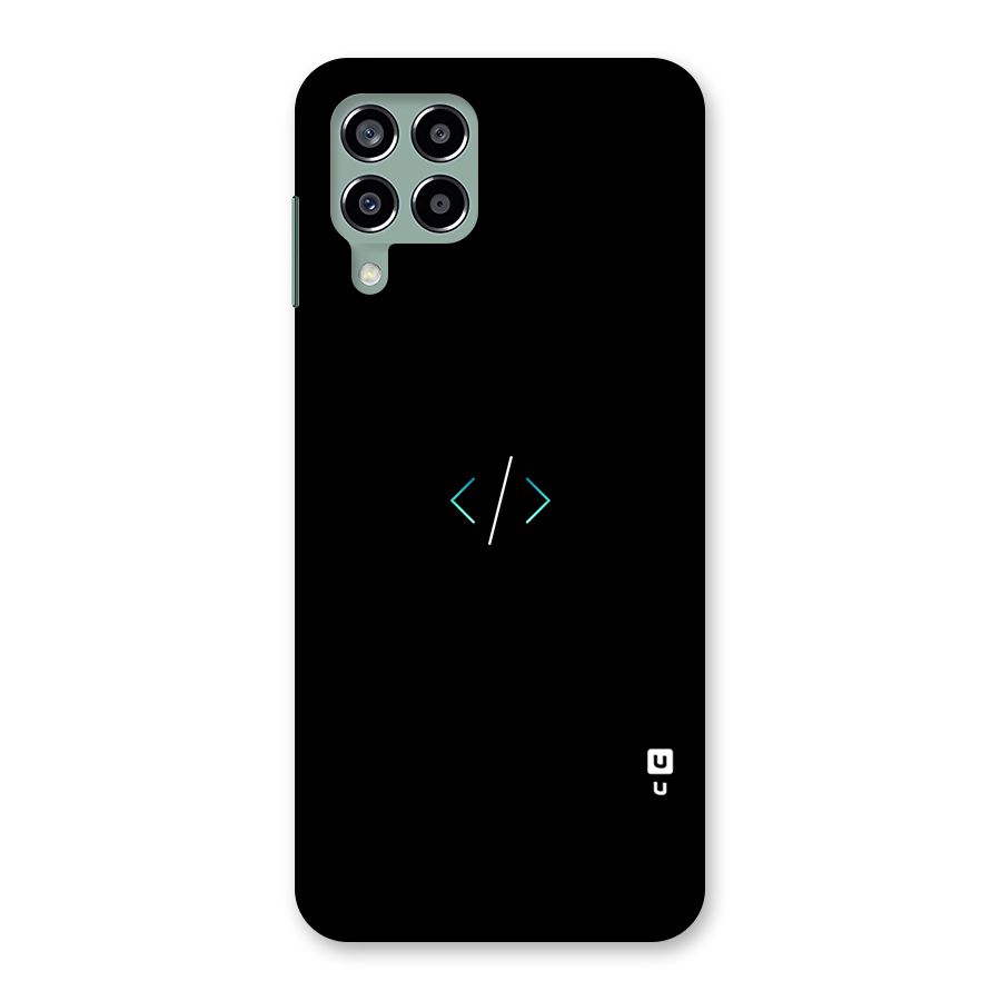 Minimal Dark Coding Back Case for Galaxy M33