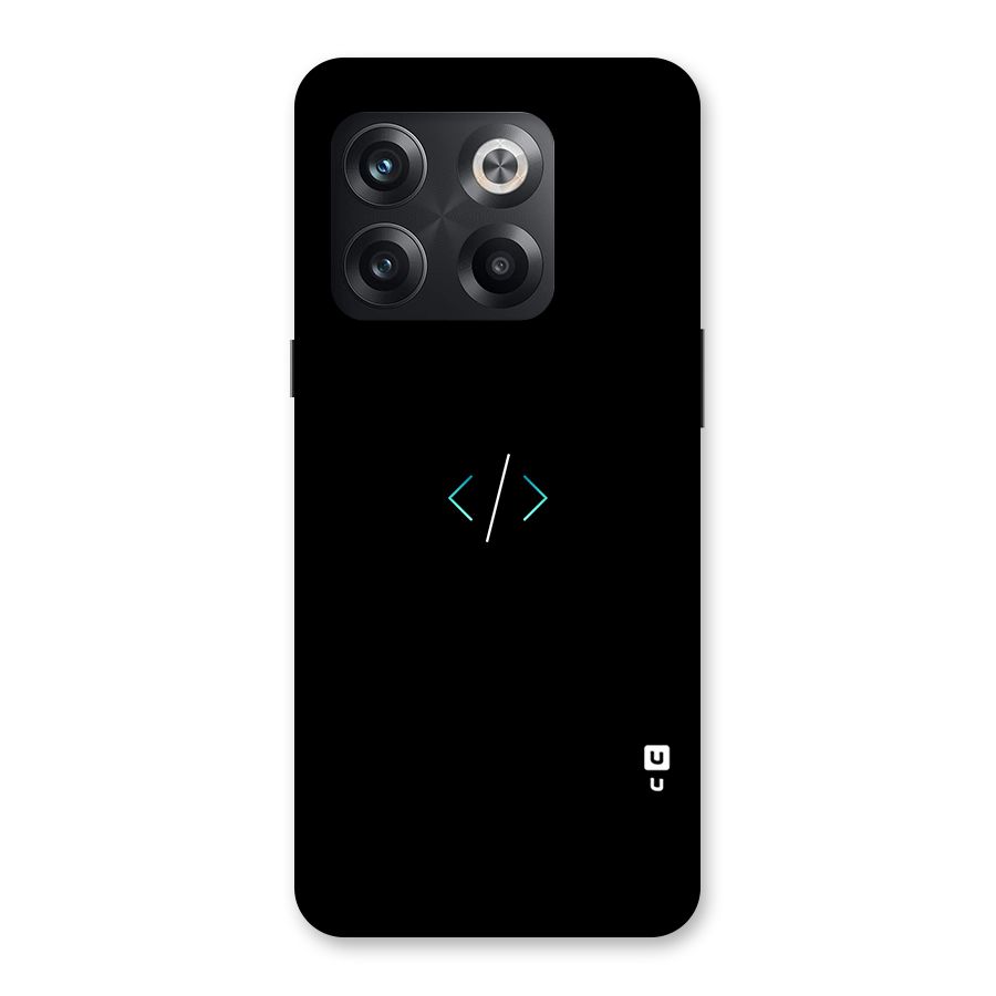 Minimal Dark Coding Back Case for OnePlus 10T
