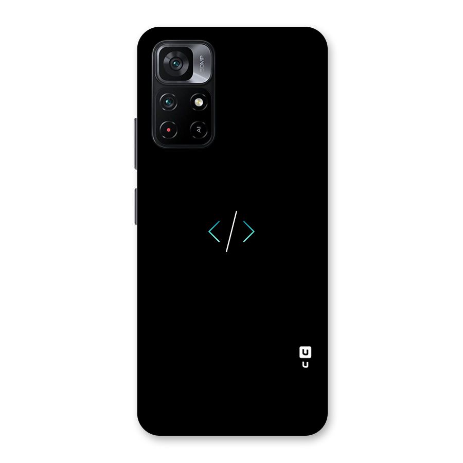 Minimal Dark Coding Back Case for Poco M4 Pro 5G