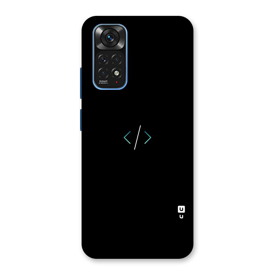 Minimal Dark Coding Back Case for Redmi Note 11S