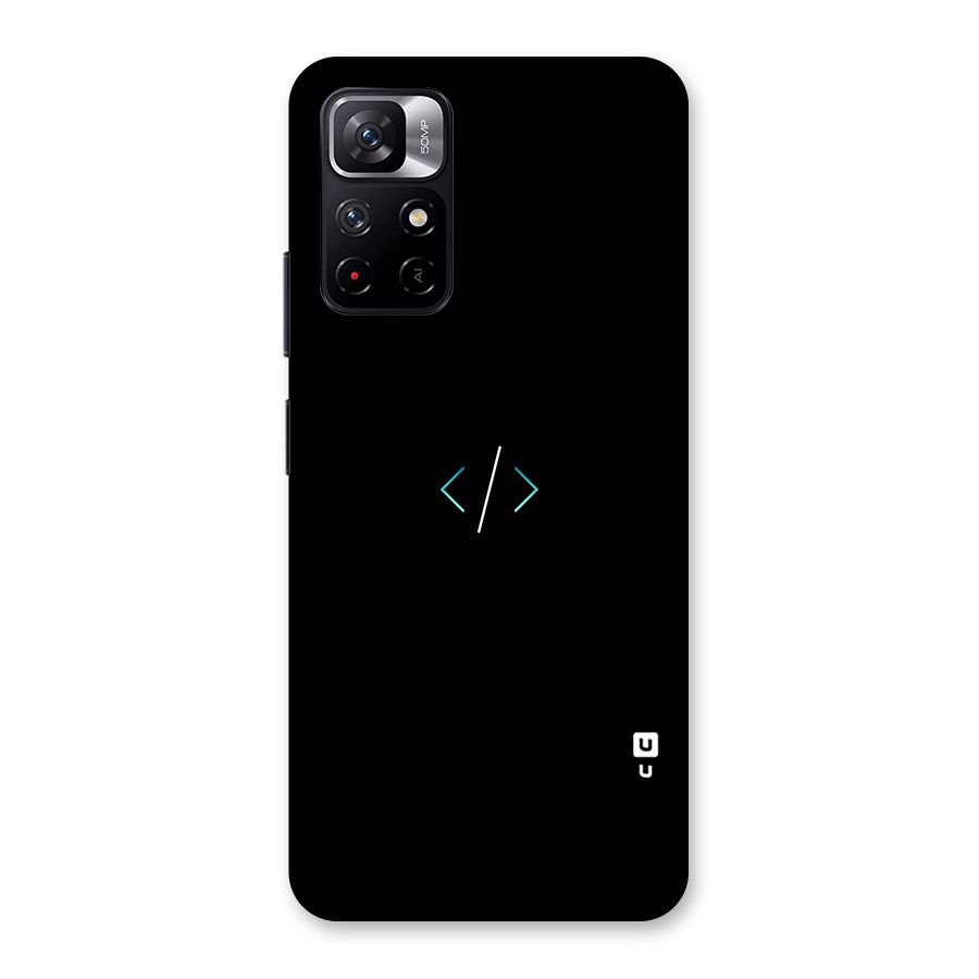 Minimal Dark Coding Back Case for Redmi Note 11T 5G