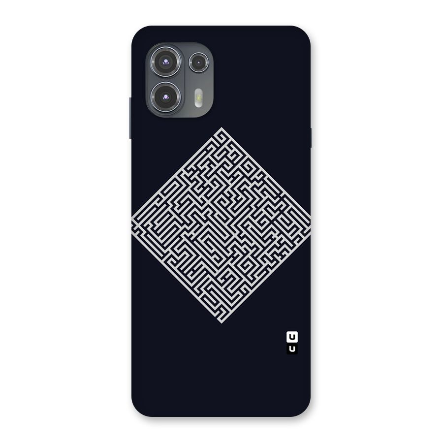 Minimal Maze Pattern Back Case for Motorola Edge 20 Fusion