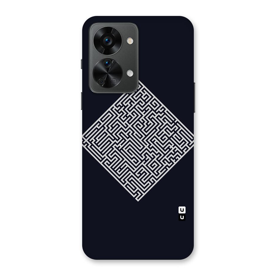 Minimal Maze Pattern Back Case for OnePlus Nord 2T