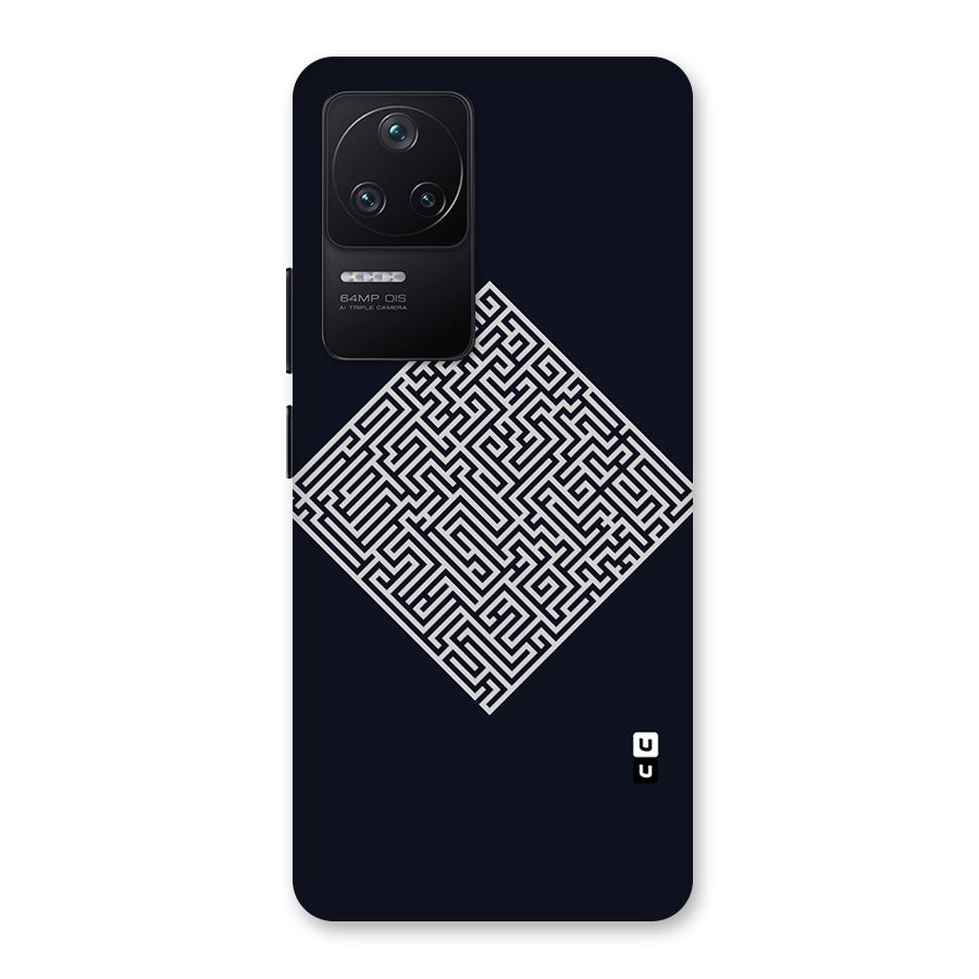 Minimal Maze Pattern Back Case for Poco F4 5G