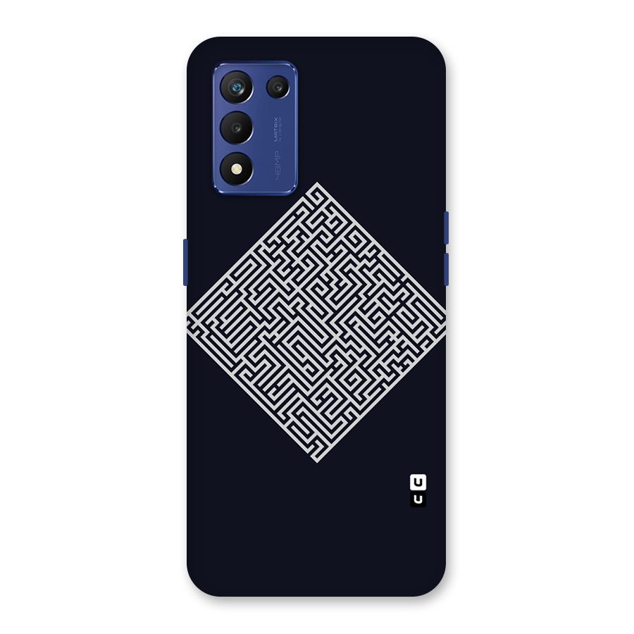 Minimal Maze Pattern Back Case for Realme 9 5G Speed