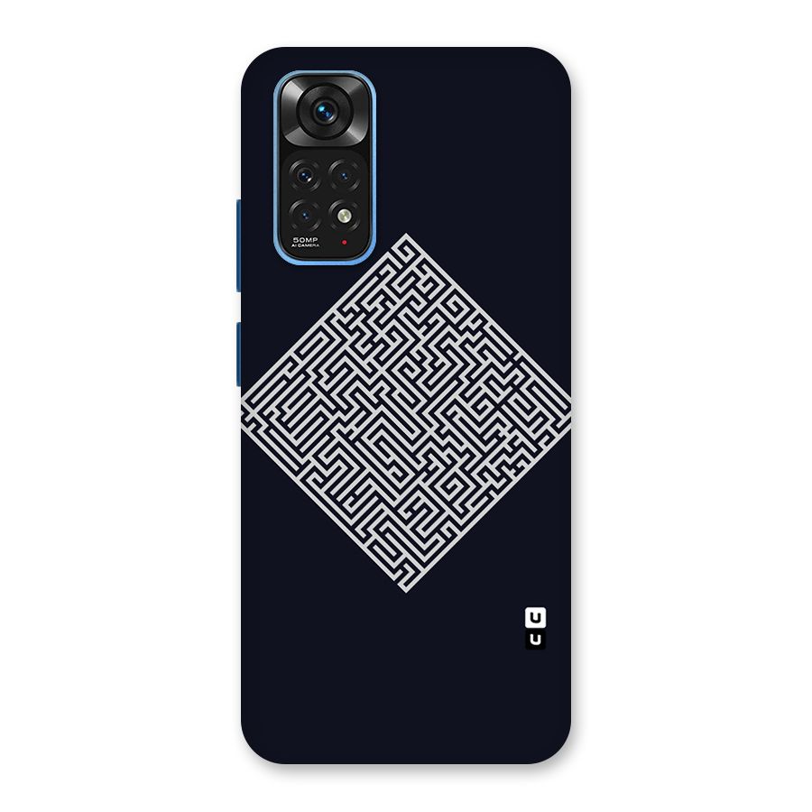 Minimal Maze Pattern Back Case for Redmi Note 11S