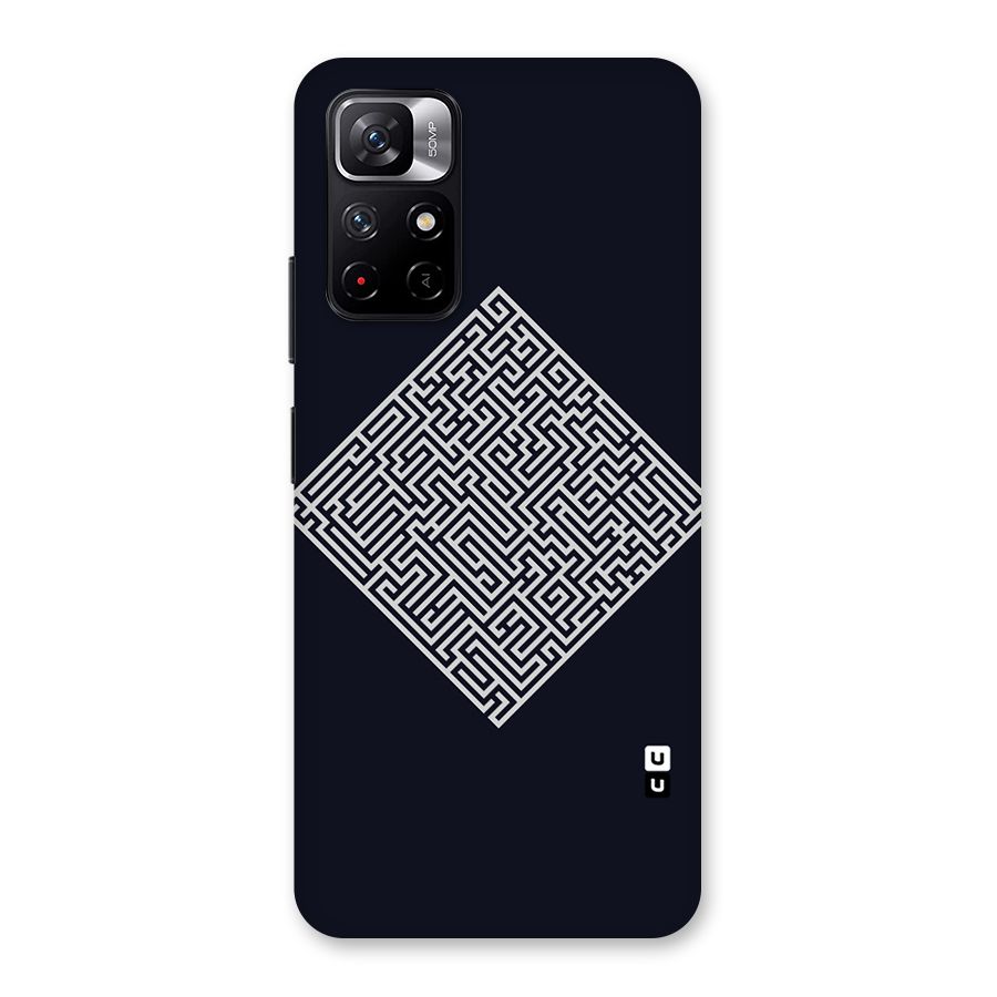 Minimal Maze Pattern Back Case for Redmi Note 11T 5G