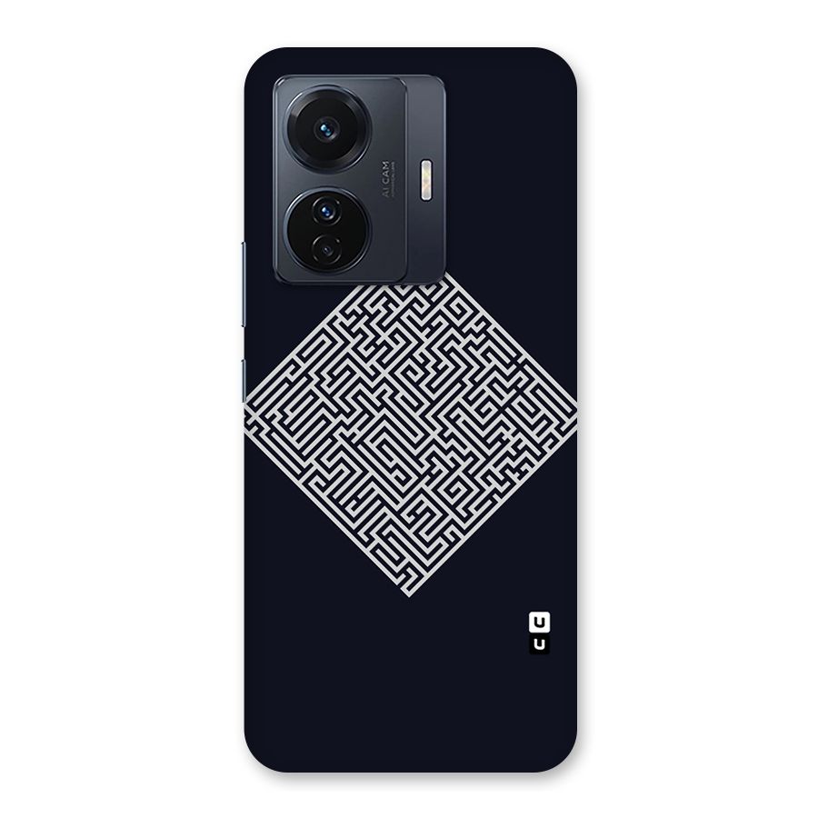 Minimal Maze Pattern Back Case for Vivo T1 Pro