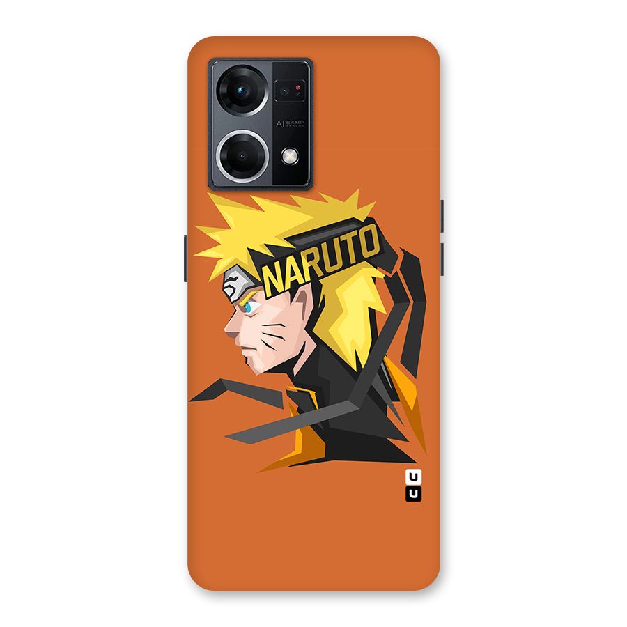 Minimal Naruto Artwork Glass Back Case for Oppo F21 Pro 5G