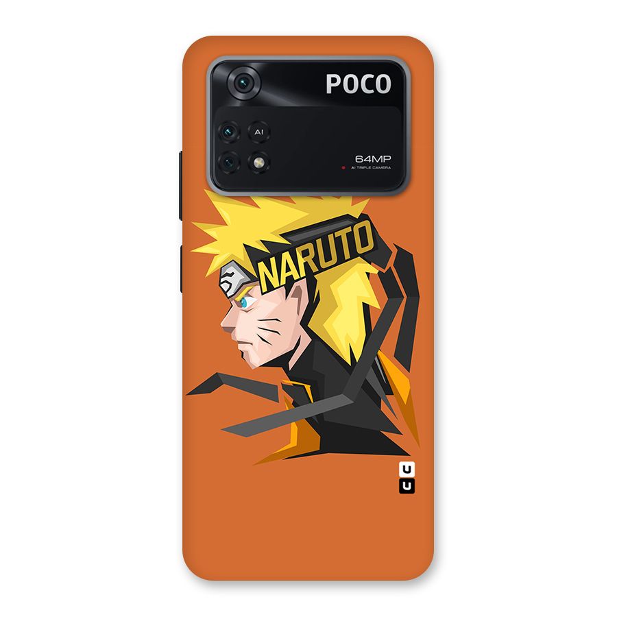 Minimal Naruto Artwork Back Case for Poco M4 Pro 4G