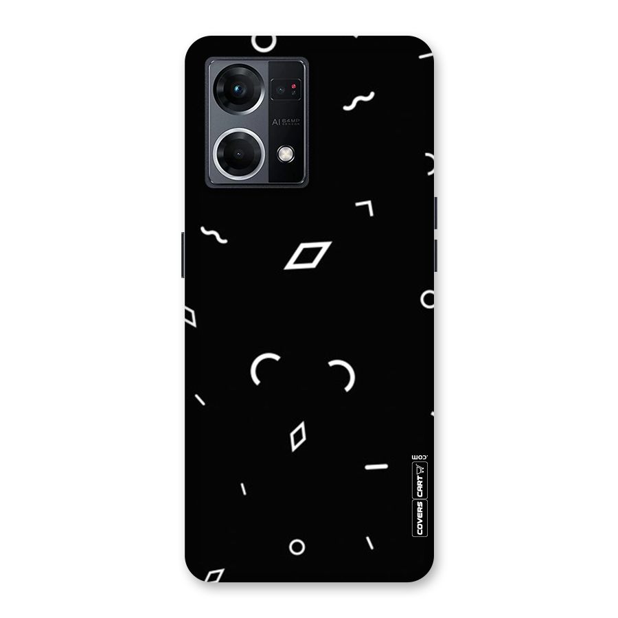 Minimal Shapes Glass Back Case for Oppo F21 Pro 5G