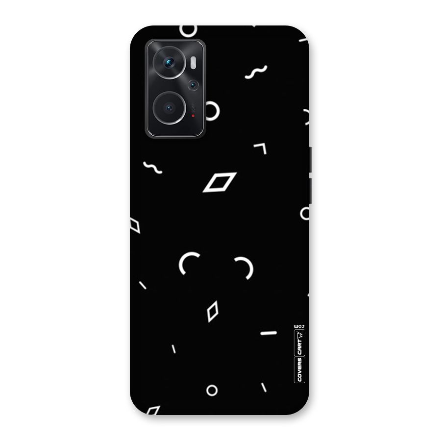 Minimal Shapes Back Case for Oppo K10 4G