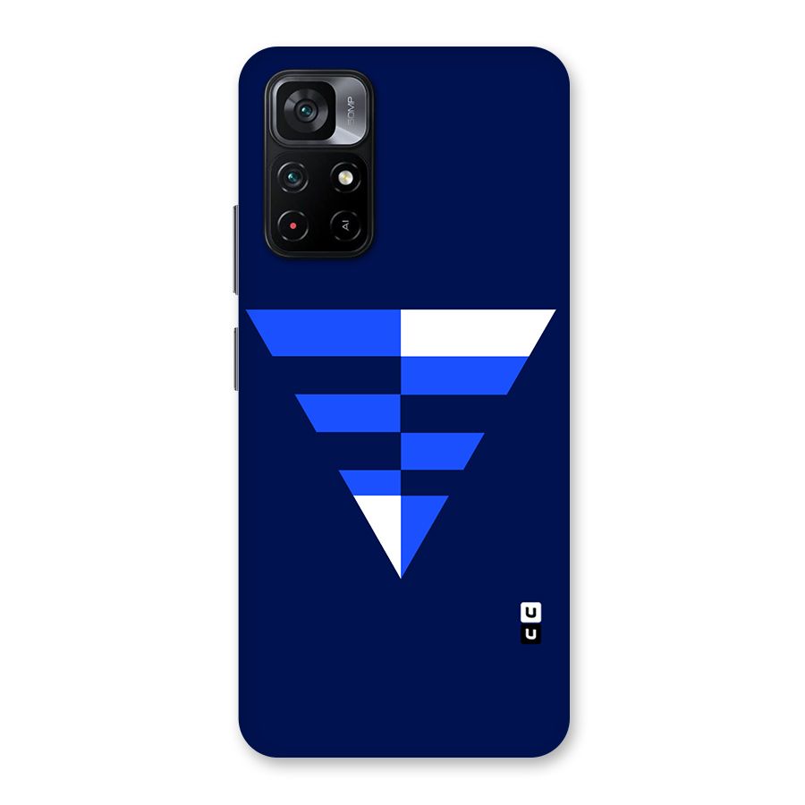 Minimalistic Abstract Inverted Triangle Back Case for Poco M4 Pro 5G