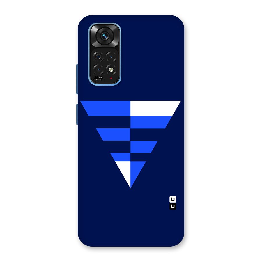 Minimalistic Abstract Inverted Triangle Back Case for Redmi Note 11S