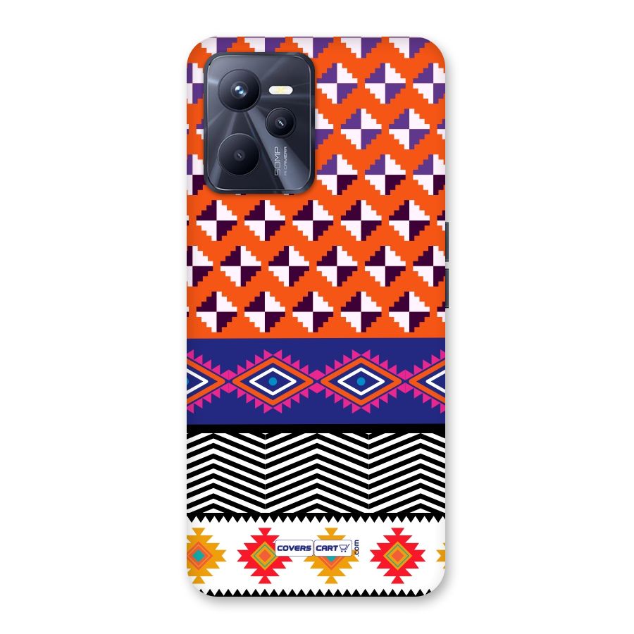 Mixed Pattern Aztec Back Case for Realme C35
