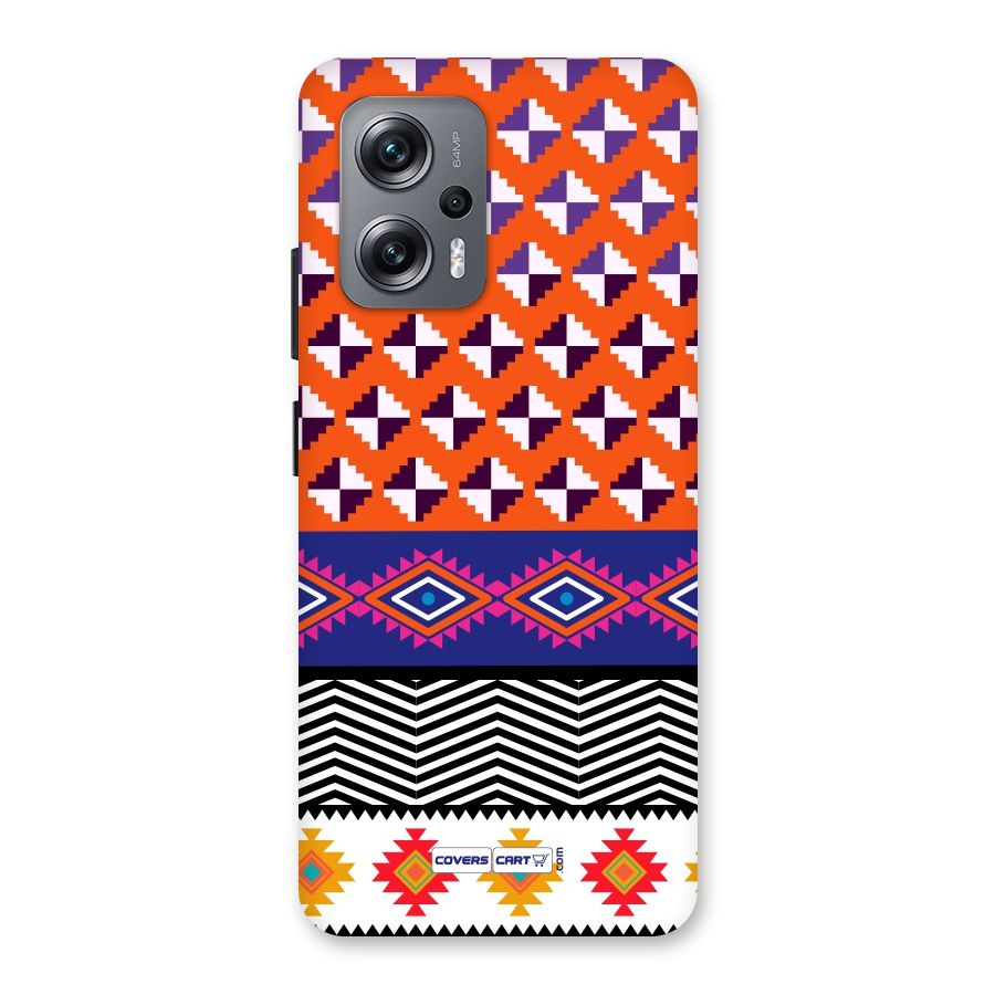Mixed Pattern Aztec Back Case for Redmi K50i