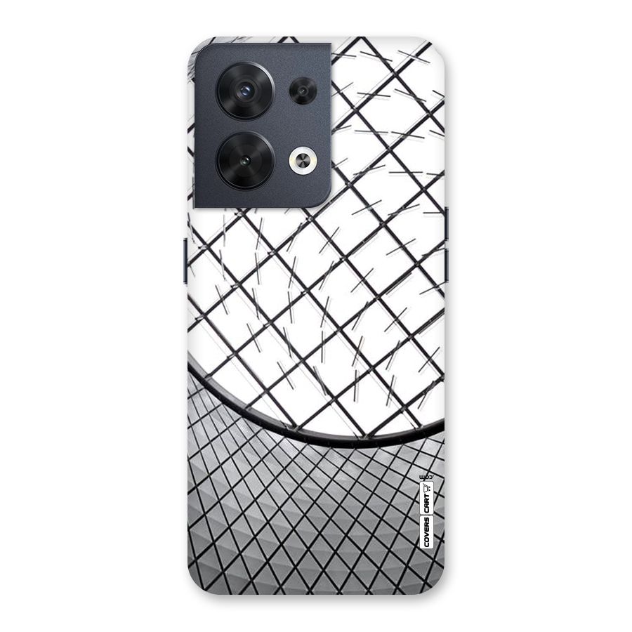 Modern Abstract Pattern Back Case for Oppo Reno8 5G