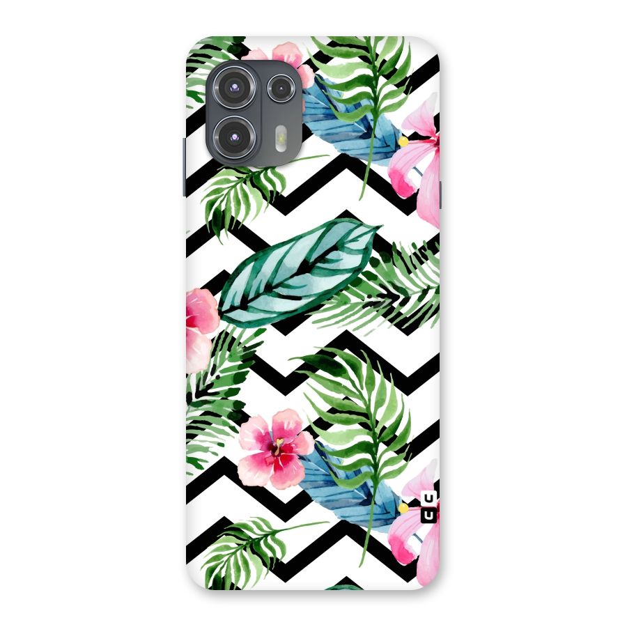 Modern Flowers Back Case for Motorola Edge 20 Fusion