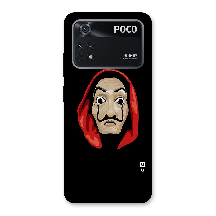 Money Heist Mask Back Case for Poco M4 Pro 4G