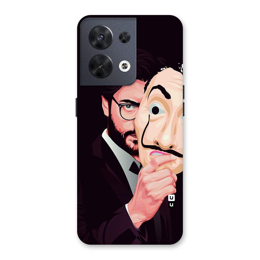 Money Heist Professor Art Back Case for Oppo Reno8 5G