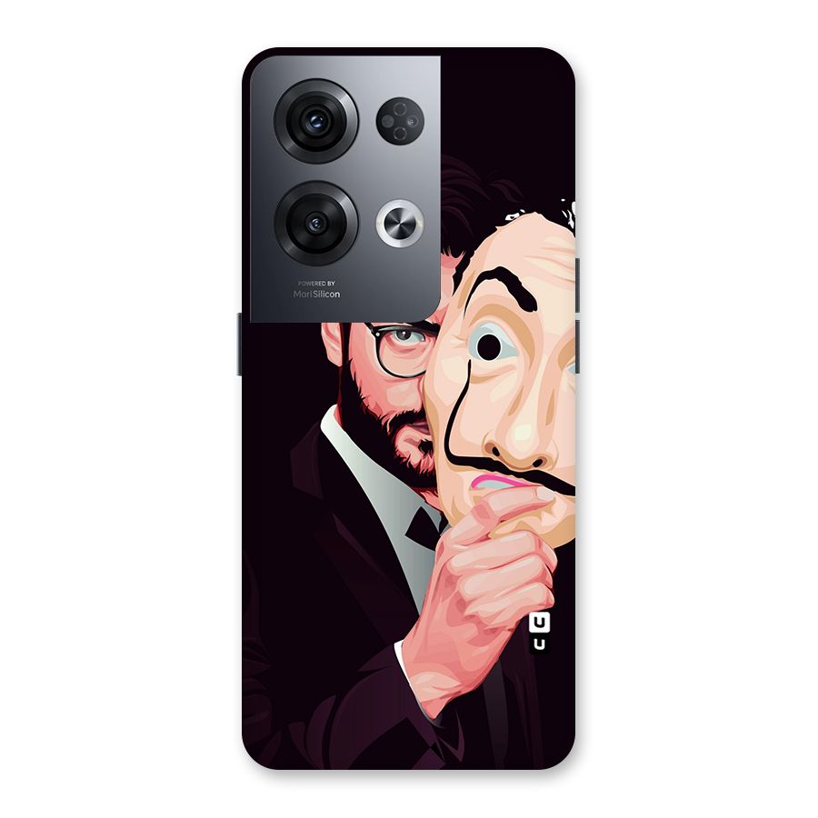 Money Heist Professor Art Back Case for Oppo Reno8 Pro 5G