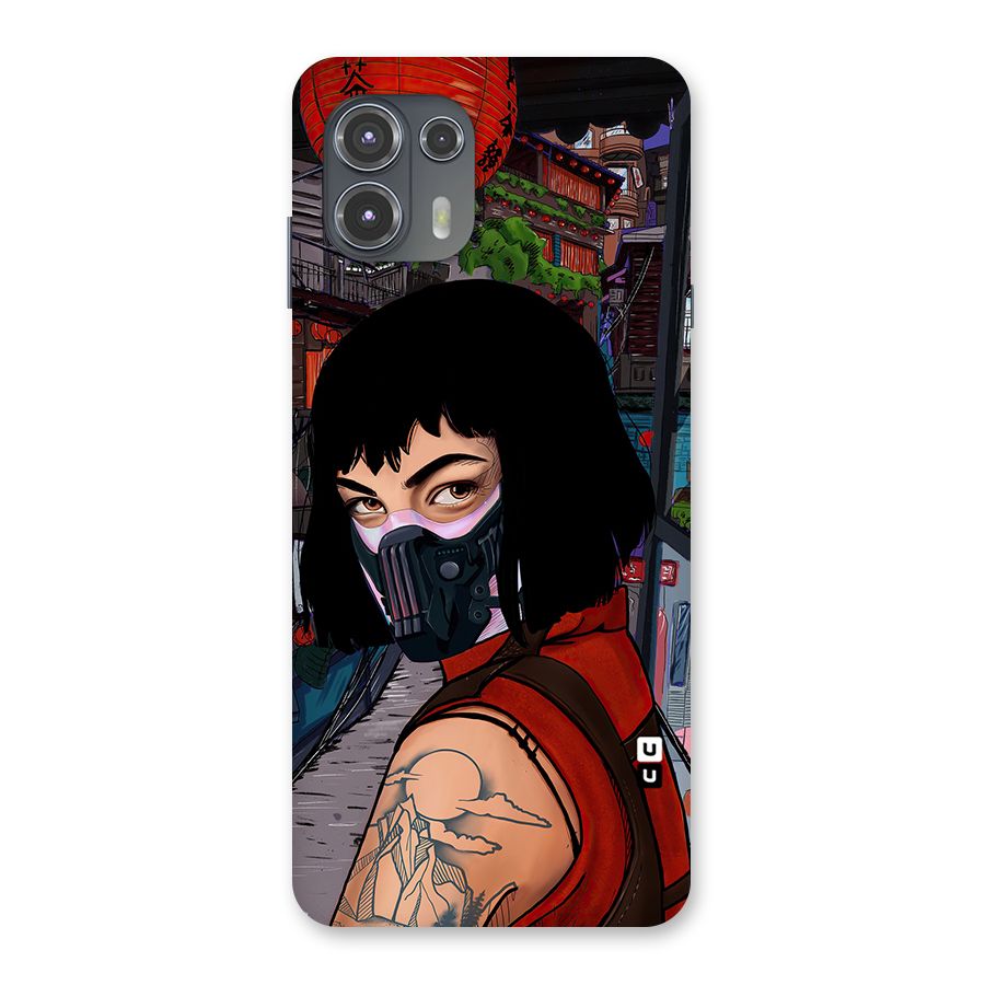 Money Heist Tokyo Mask Back Case for Motorola Edge 20 Fusion