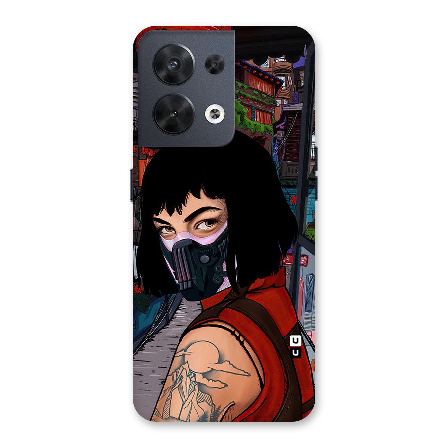 Money Heist Tokyo Mask Back Case for Oppo Reno8 5G