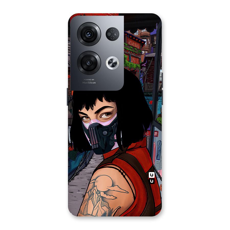 Money Heist Tokyo Mask Back Case for Oppo Reno8 Pro 5G