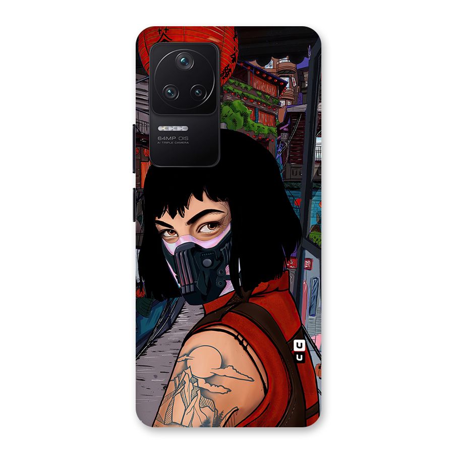 Money Heist Tokyo Mask Back Case for Poco F4 5G