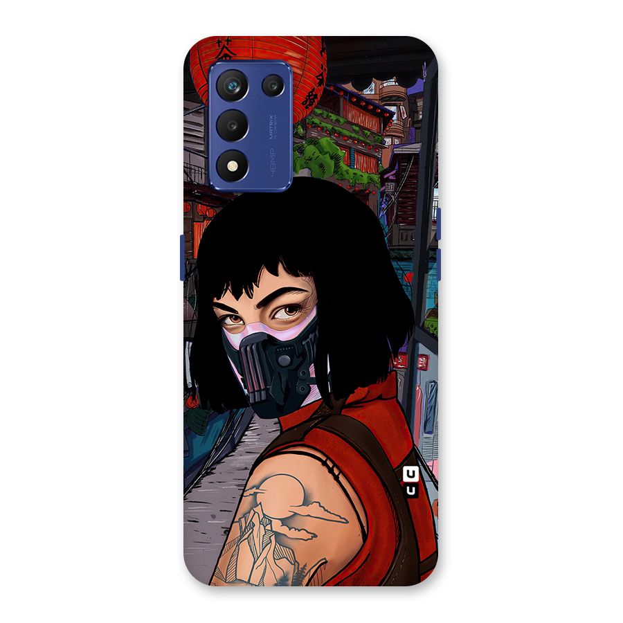 Money Heist Tokyo Mask Back Case for Realme 9 5G Speed