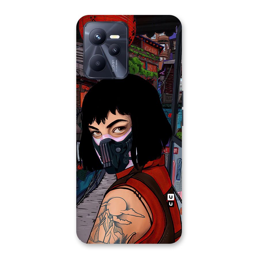 Money Heist Tokyo Mask Back Case for Realme C35