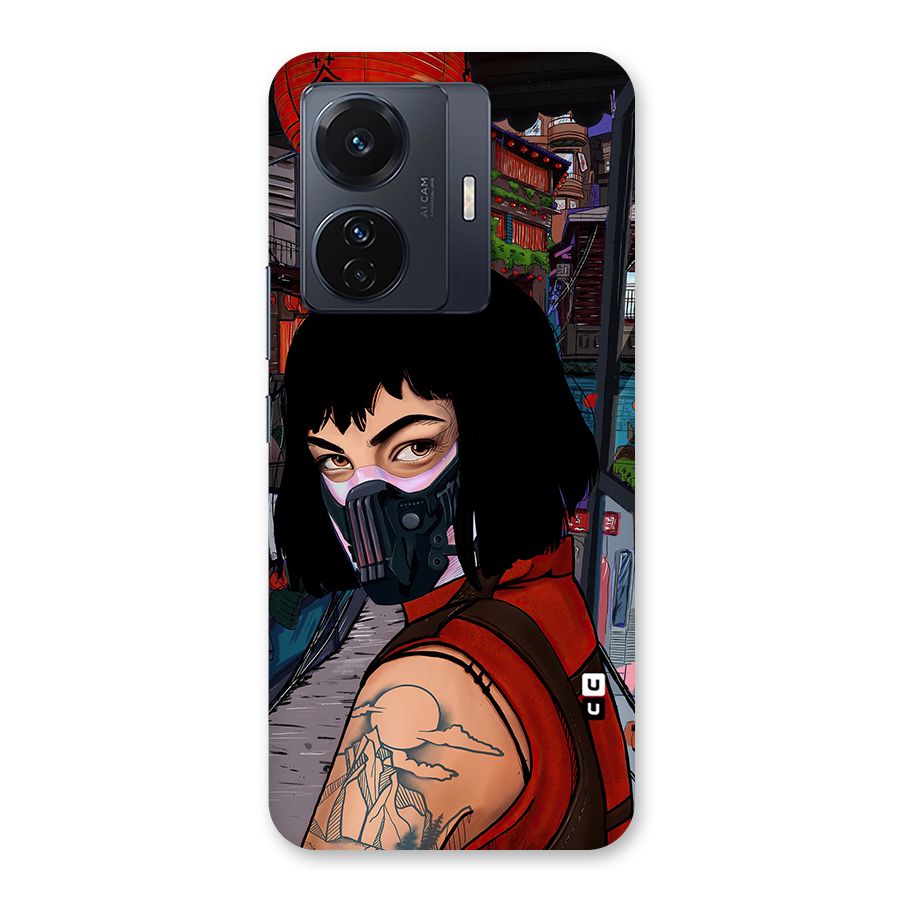 Money Heist Tokyo Mask Back Case for Vivo T1 Pro