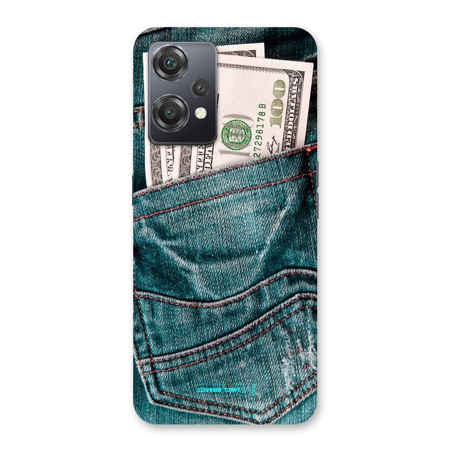 Money in Jeans Back Case for OnePlus Nord CE 2 Lite 5G
