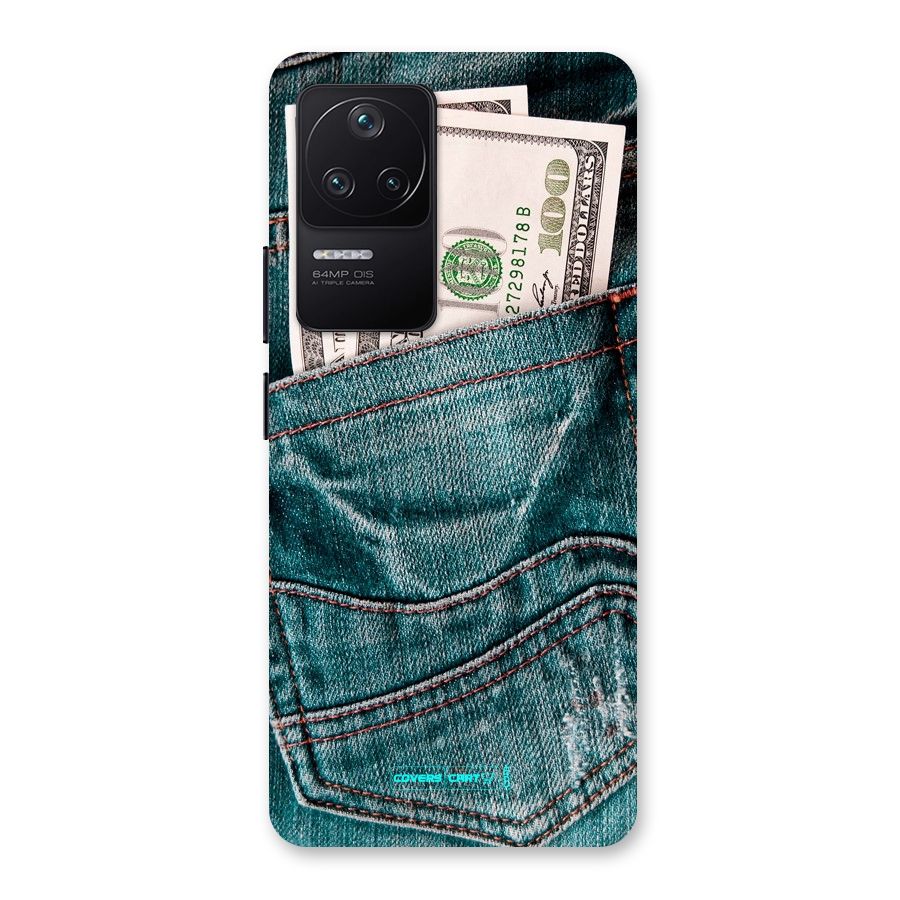 Money in Jeans Back Case for Poco F4 5G