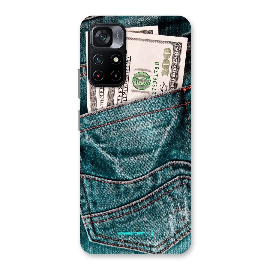 Money in Jeans Back Case for Poco M4 Pro 5G