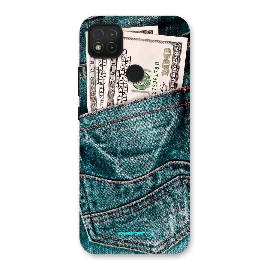 Money in Jeans Back Case for Redmi 9 Activ